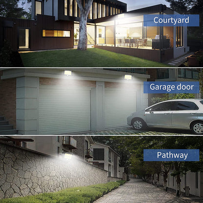 Outdoor LED Solar Motion Lights with Remote Control 160 Bright COB view 13