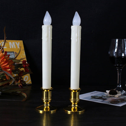 LED Taper Flickering Flameless Candles for Home Table and Party Decor view 7