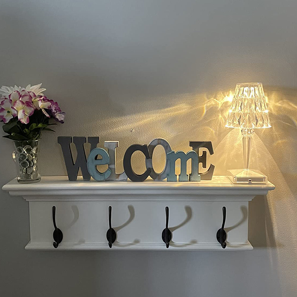 LED Wine Cup Shape Crystal Table Lamp for Bedroom Nightstand and Desk view 11