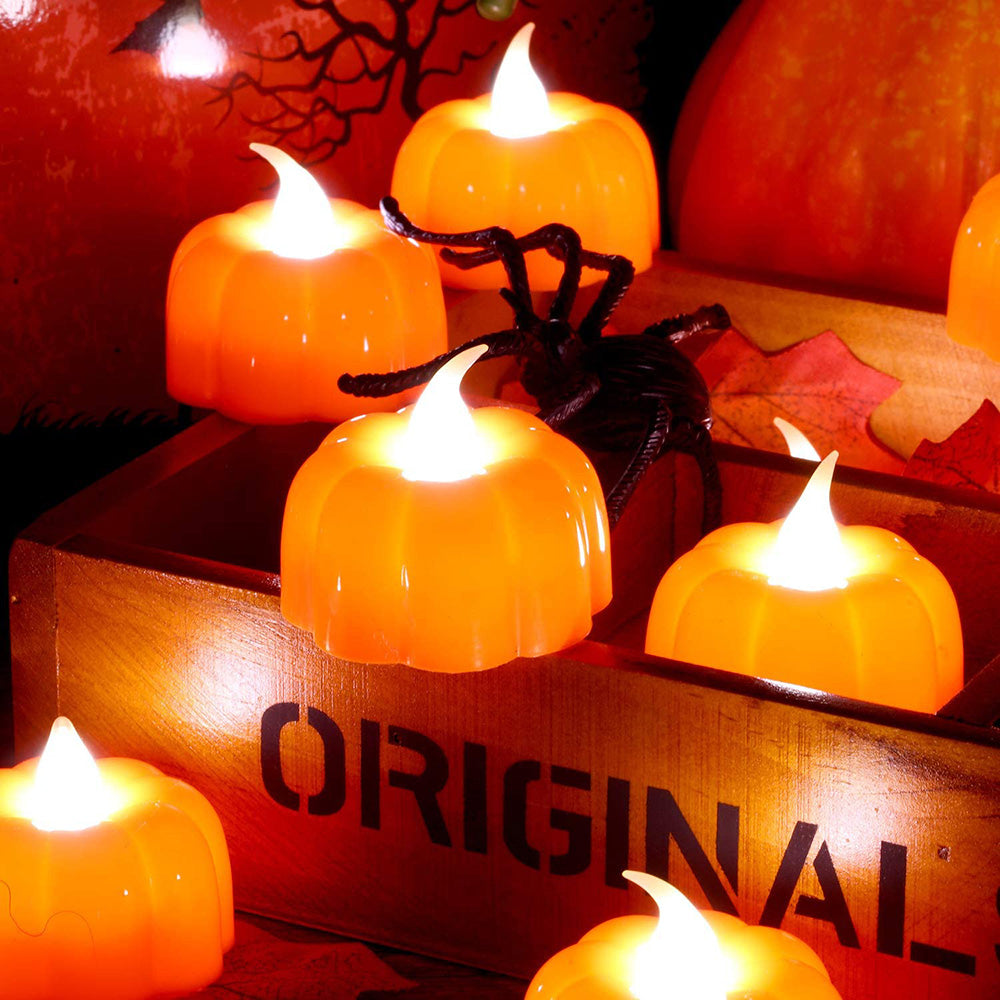 LED Pumpkin Lights Jack O Lantern for Halloween Home and Porch Decor view 13