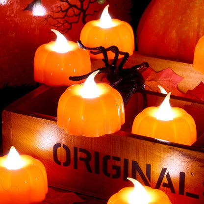 LED Pumpkin Lights Jack O Lantern for Halloween Home and Porch Decor view 13