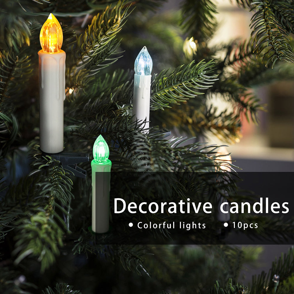 Flameless Taper LED Candles for Home Table Mantel and Party Decor view 12
