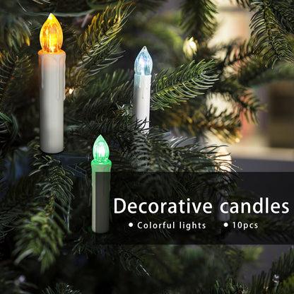 Flameless Taper LED Candles for Home Table Mantel and Party Decor view 12
