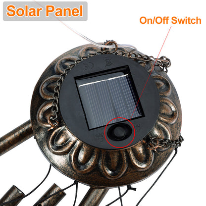 Solar Outdoor Wind Chimes Patio Lights for Garden Porch and Yard view 9