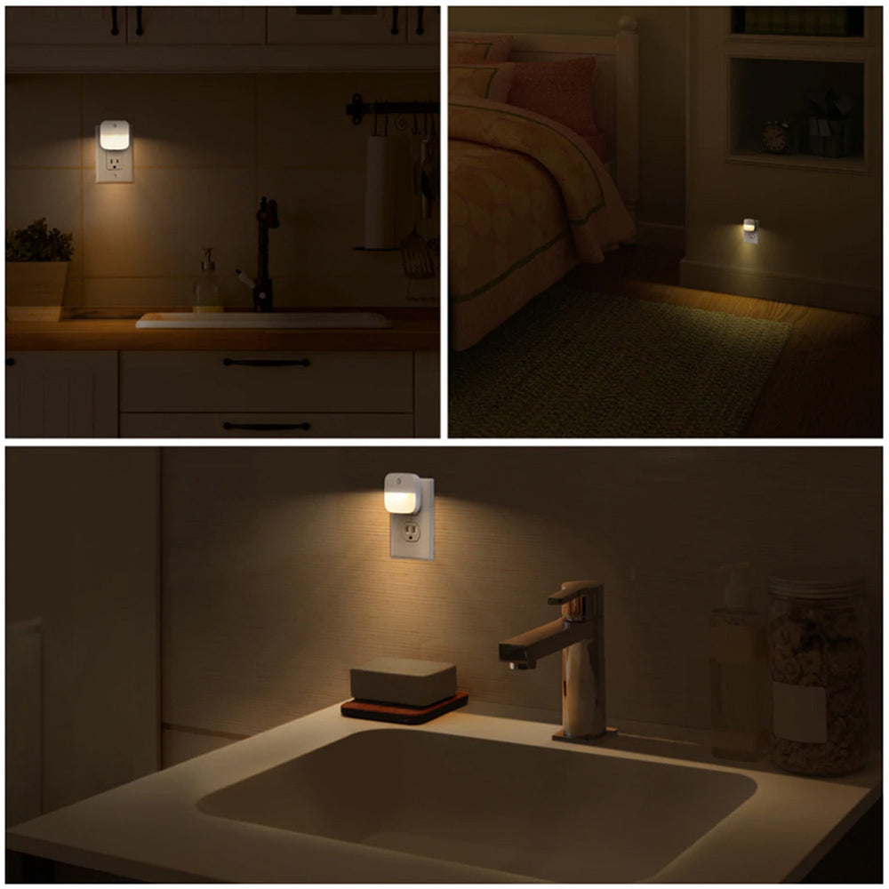 Plug in LED Motion Sensor Night Light Lamp for Bedroom and Hallway view 10
