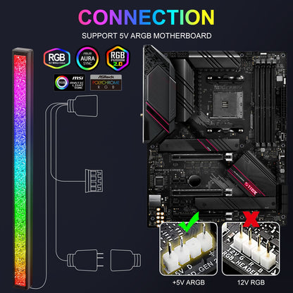 ARGB LED Strip for PC with 5V 3 pin for Gaming PC Case Lighting view 11