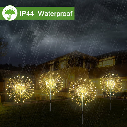 LED DIY Firework Solar Lights for Garden Yard and Patio Decor view 8