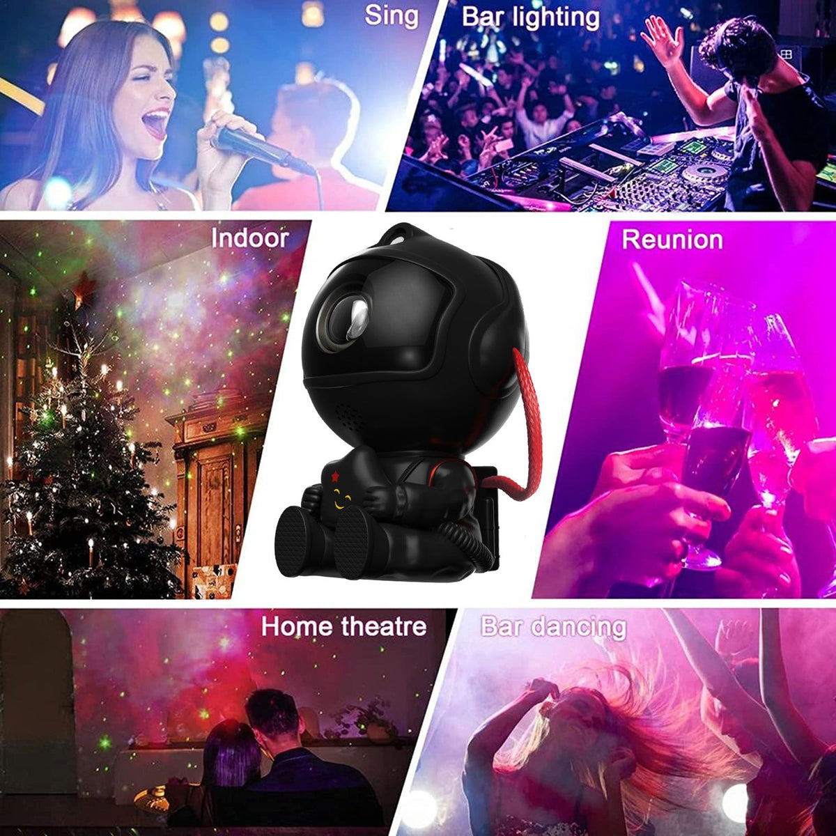 Galaxy Projector Star Night Light for Bedroom Ceiling and Room Decor view 13