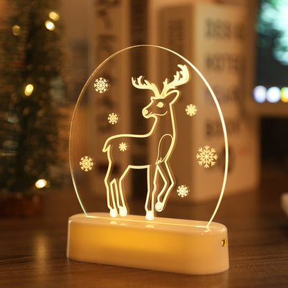 3D Illusion Night Lights Lamp for Bedroom Hallway and Bathroom view 14