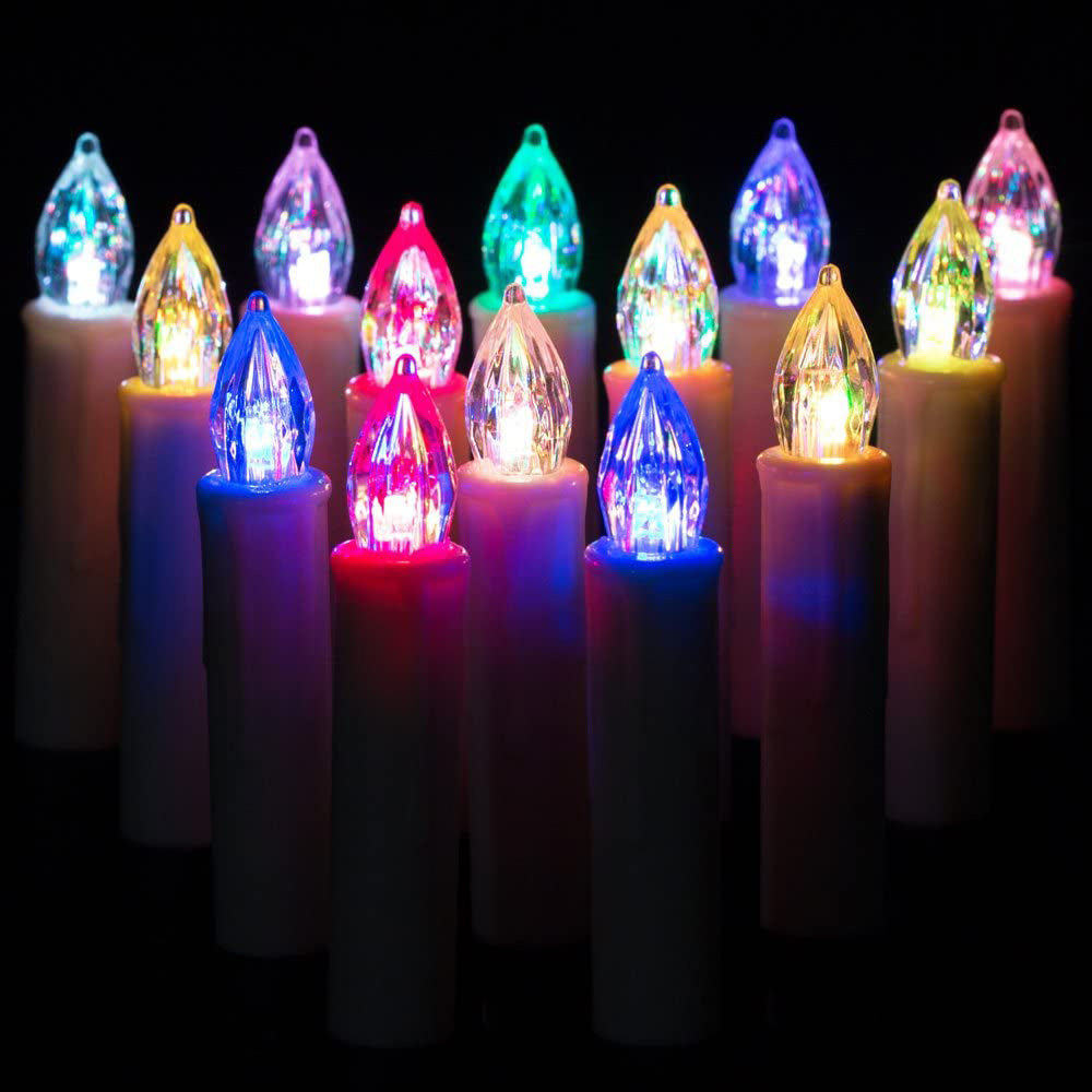 Flameless Taper LED Candles for Home Table Mantel and Party Decor view 10