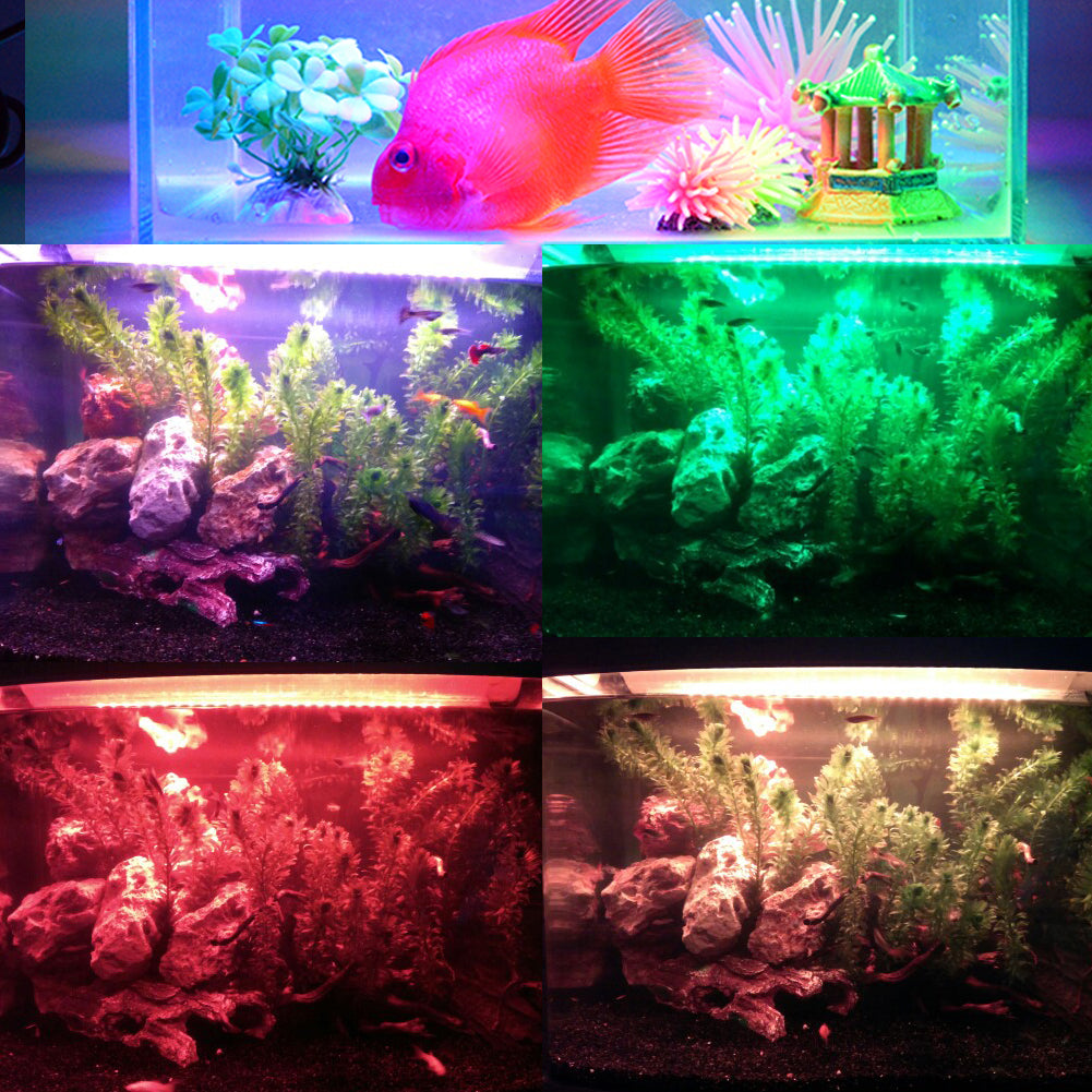 Waterproof Air Bubble Lamp LED Aquarium Light for Fish Tank Decor view 13
