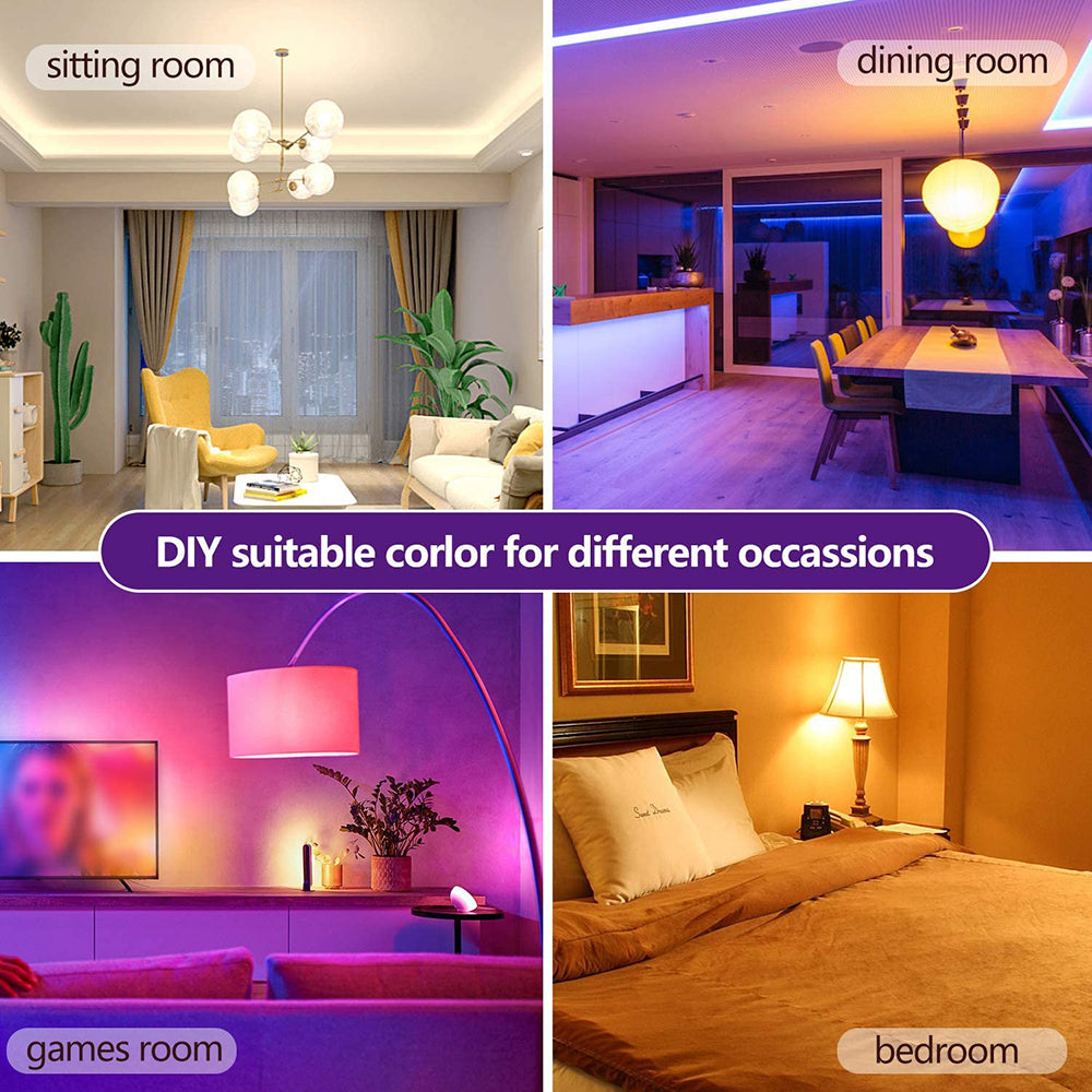 Smart Light Bulb 10W WiFi Dimmable RGB+CCT for Home Lighting view 11