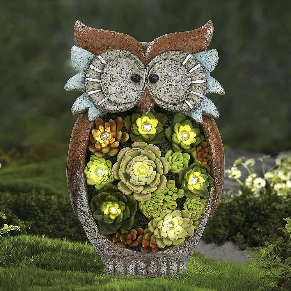 Waterproof Solar Garden Animal and Statue Resin Figurine Lights view 14