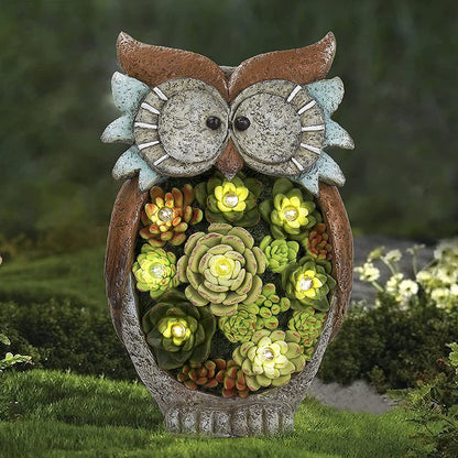 Waterproof Solar Garden Animal and Statue Resin Figurine Lights view 14