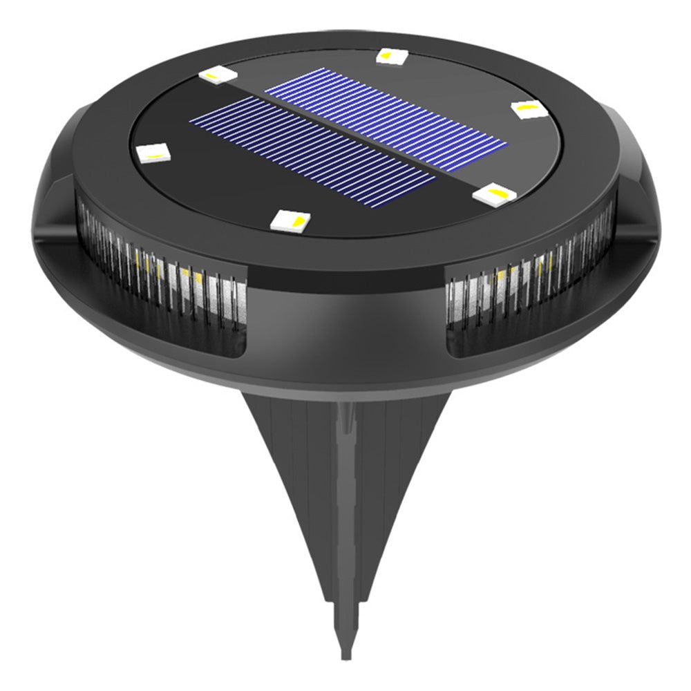Outdoor Solar Garden 10 LED Disk Lights for Lawn Yard and Patio view 14