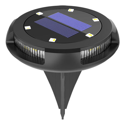 Outdoor Solar Garden 10 LED Disk Lights for Lawn Yard and Patio view 14