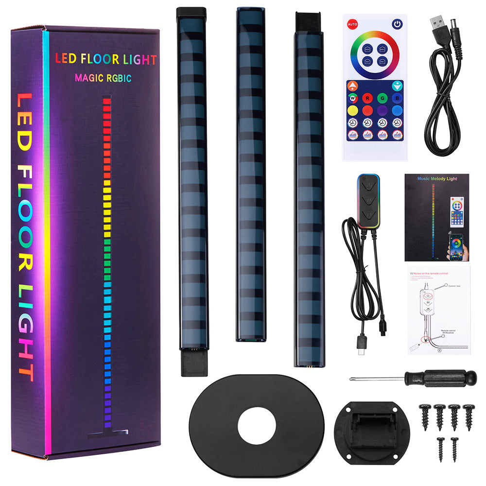 WiFi Smart LED Floor Lamp RGBIC for Living Room Corner and Bedroom view 15