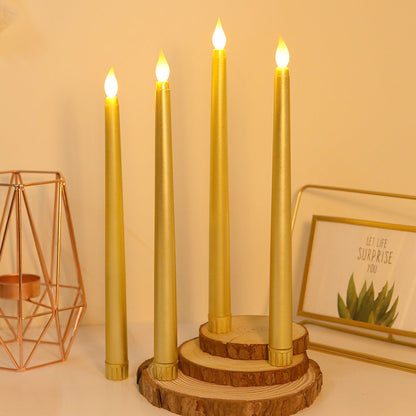 Flameless LED Taper Candles for Home Table Mantel and Party Decor view 9