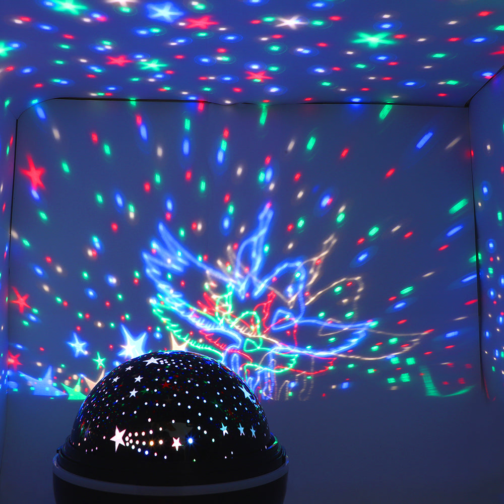 LED Stars Projector Night Lights Multicolor Rotating Lamp for Bedroom view 15