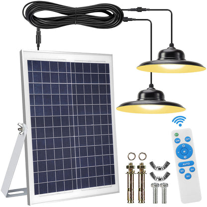 Remote Control Solar Pendant High Bay Light for Garden Yard and Patio view 15