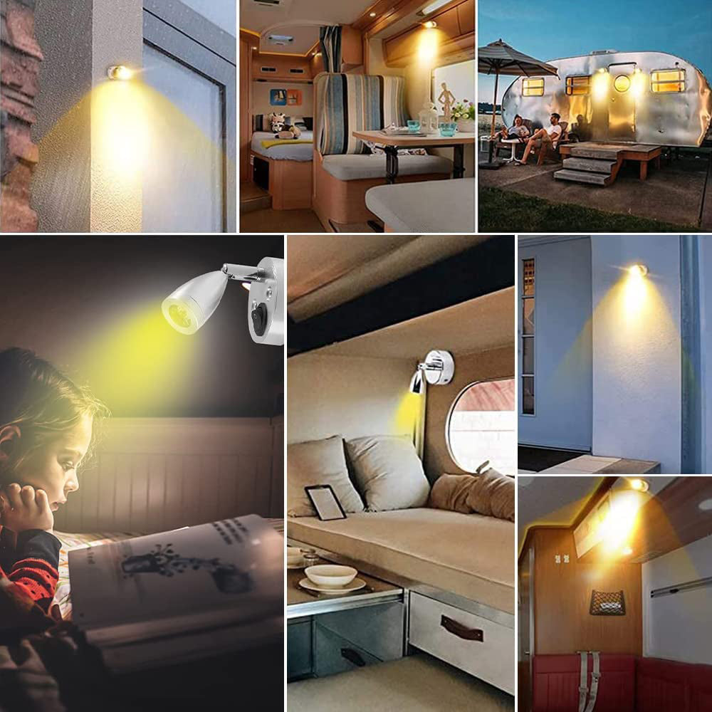 LED Spotlight Reading RV Interior Light for Bed and Travel Reading view 12