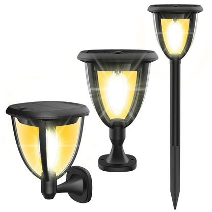 3 in 1 Solar Post Light Photocell Wall Lights for Garden and Patio view 15