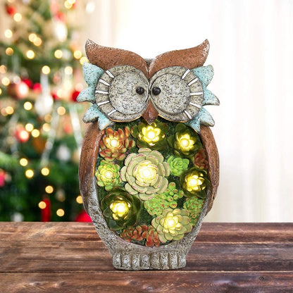 Waterproof Solar Garden Animal and Statue Resin Figurine Lights view 15