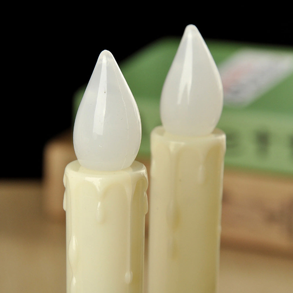 LED Taper Flickering Flameless Candles for Home Table and Party Decor view 9