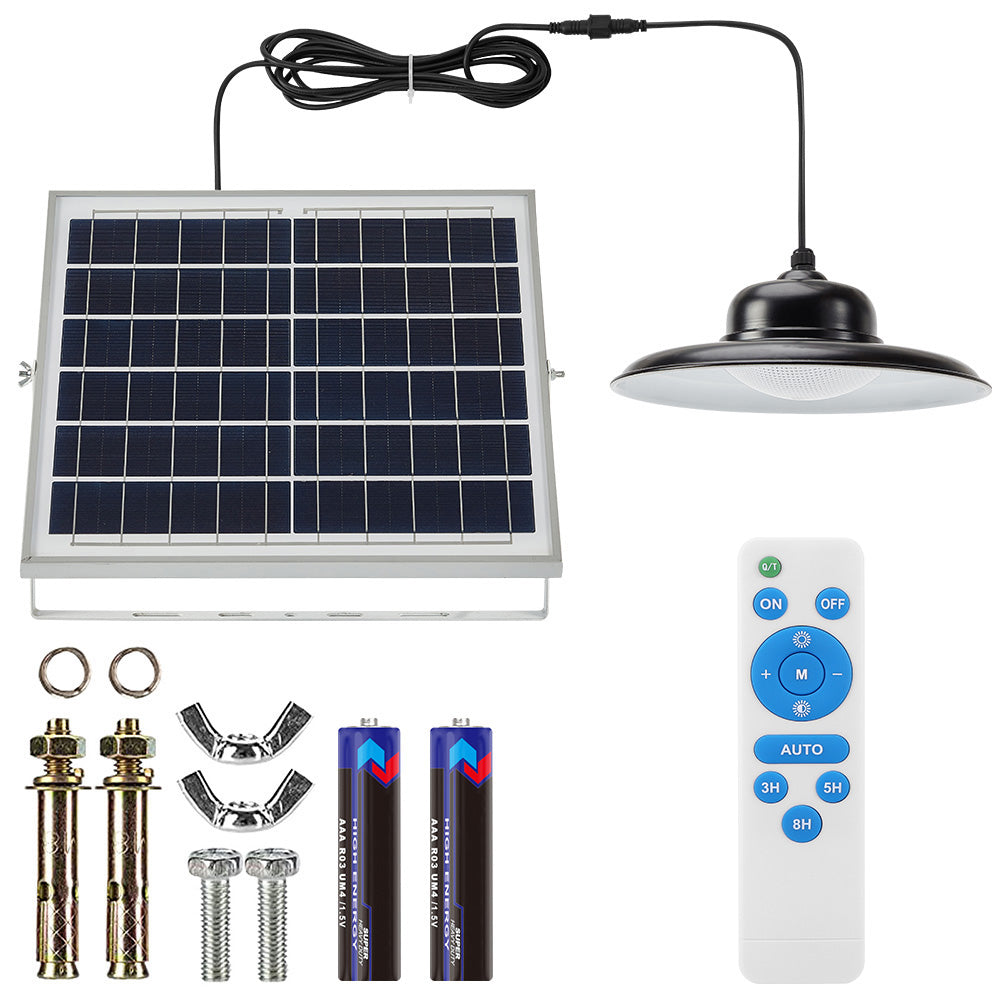 Remote Control Solar Pendant High Bay Light for Garden Yard and Patio view 15