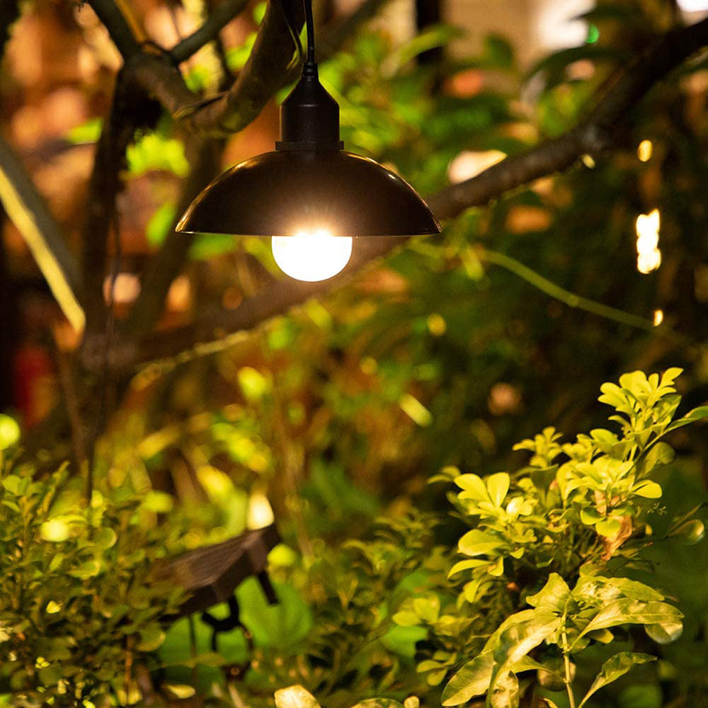 Waterproof Solar Vintage Pendant Lights for Garden Yard and Patio view 15