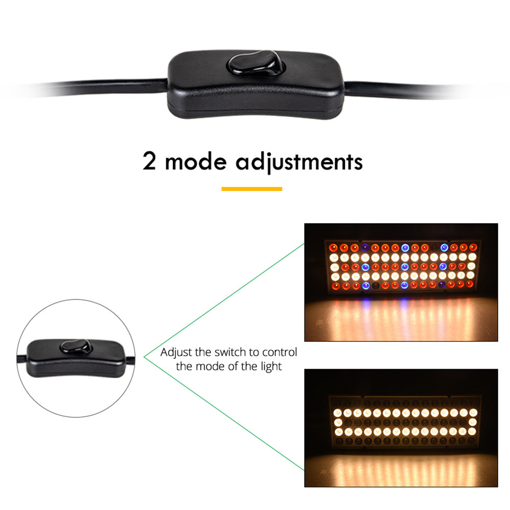 LED Full Spectrum Panel Plant Light Connectable Switch Control view 13