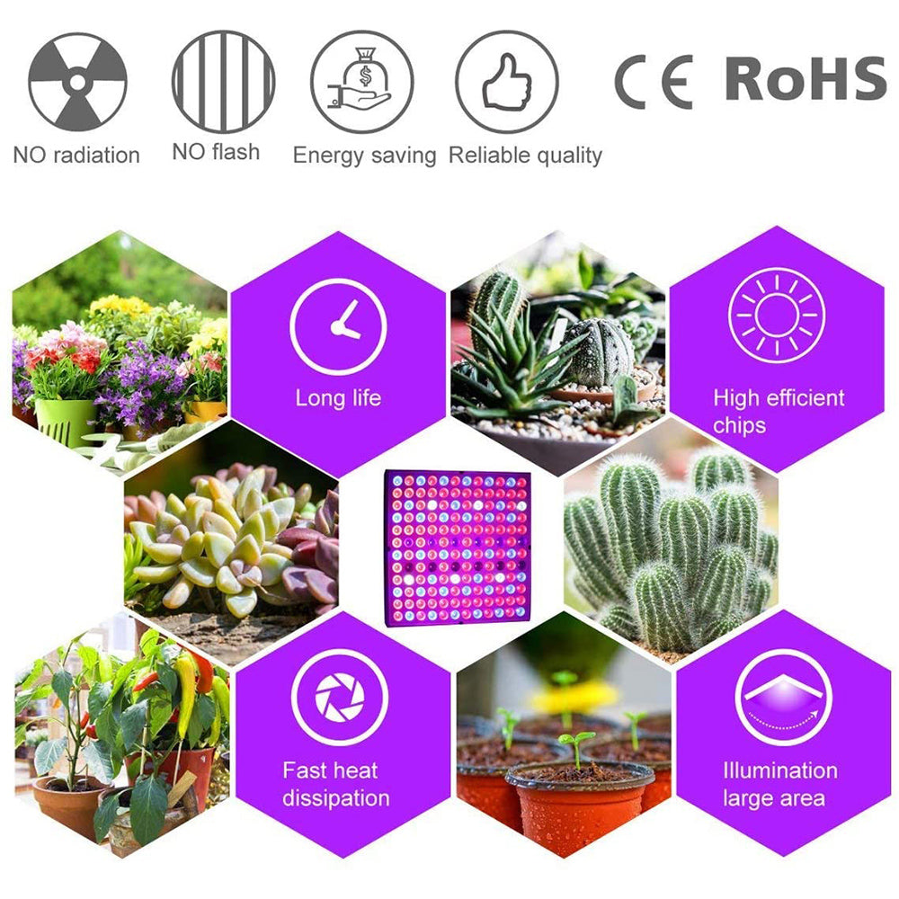 LED Full Spectrum Panel Plant Light 25W 45W for Indoor Plants view 15