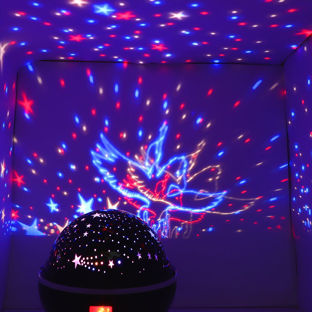 LED Stars Projector Night Lights Multicolor Rotating Lamp for Bedroom view 16