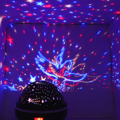 LED Stars Projector Night Lights Multicolor Rotating Lamp for Bedroom view 16