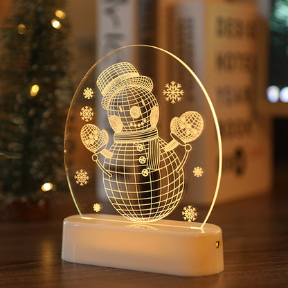 3D Illusion Night Lights Lamp for Bedroom Hallway and Bathroom view 17