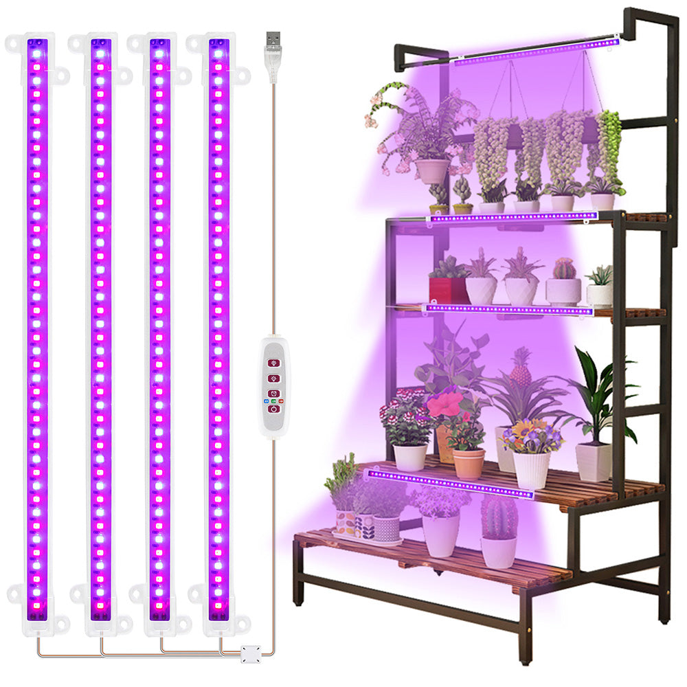 LED Grow Light Strips for Indoor Plants Seedlings and Herb Shelves view 2