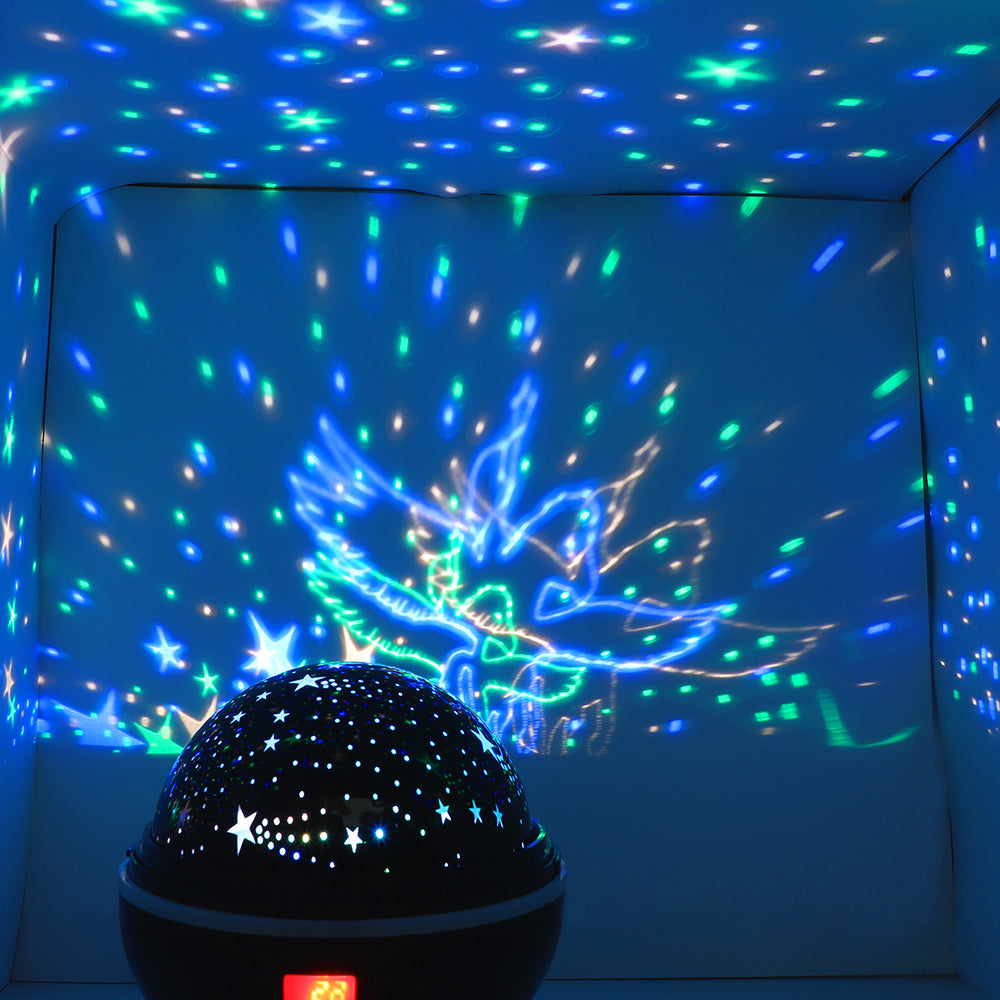 LED Stars Projector Night Lights Multicolor Rotating Lamp for Bedroom view 17