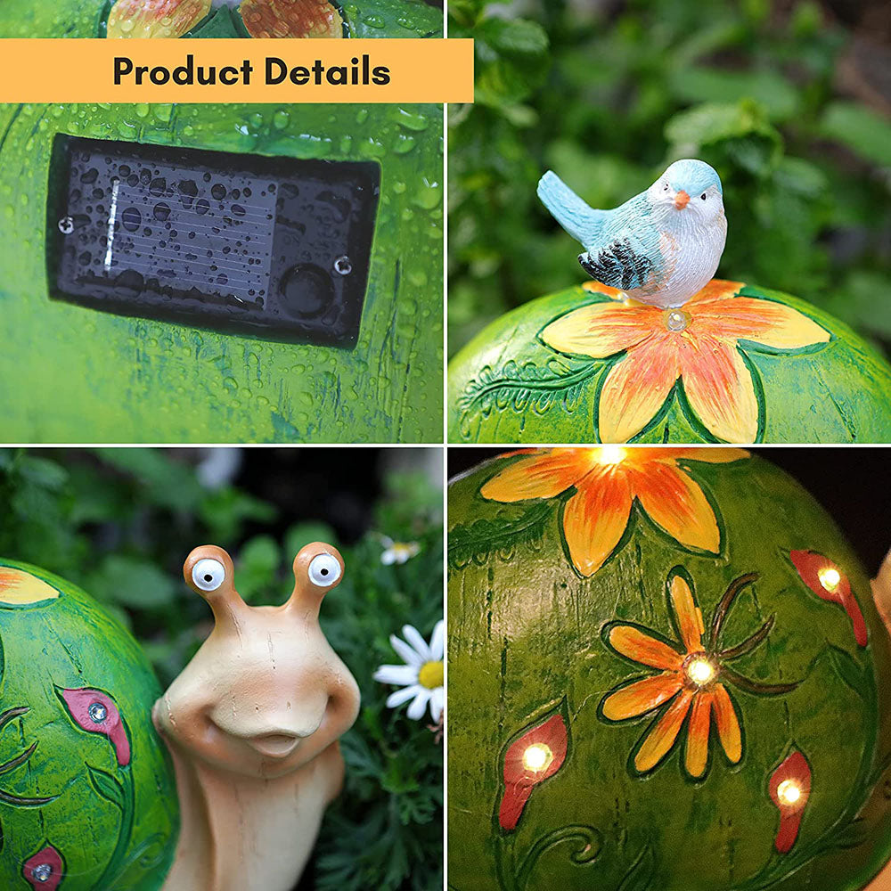 Waterproof Solar Garden Animal and Statue Resin Figurine Lights view 18