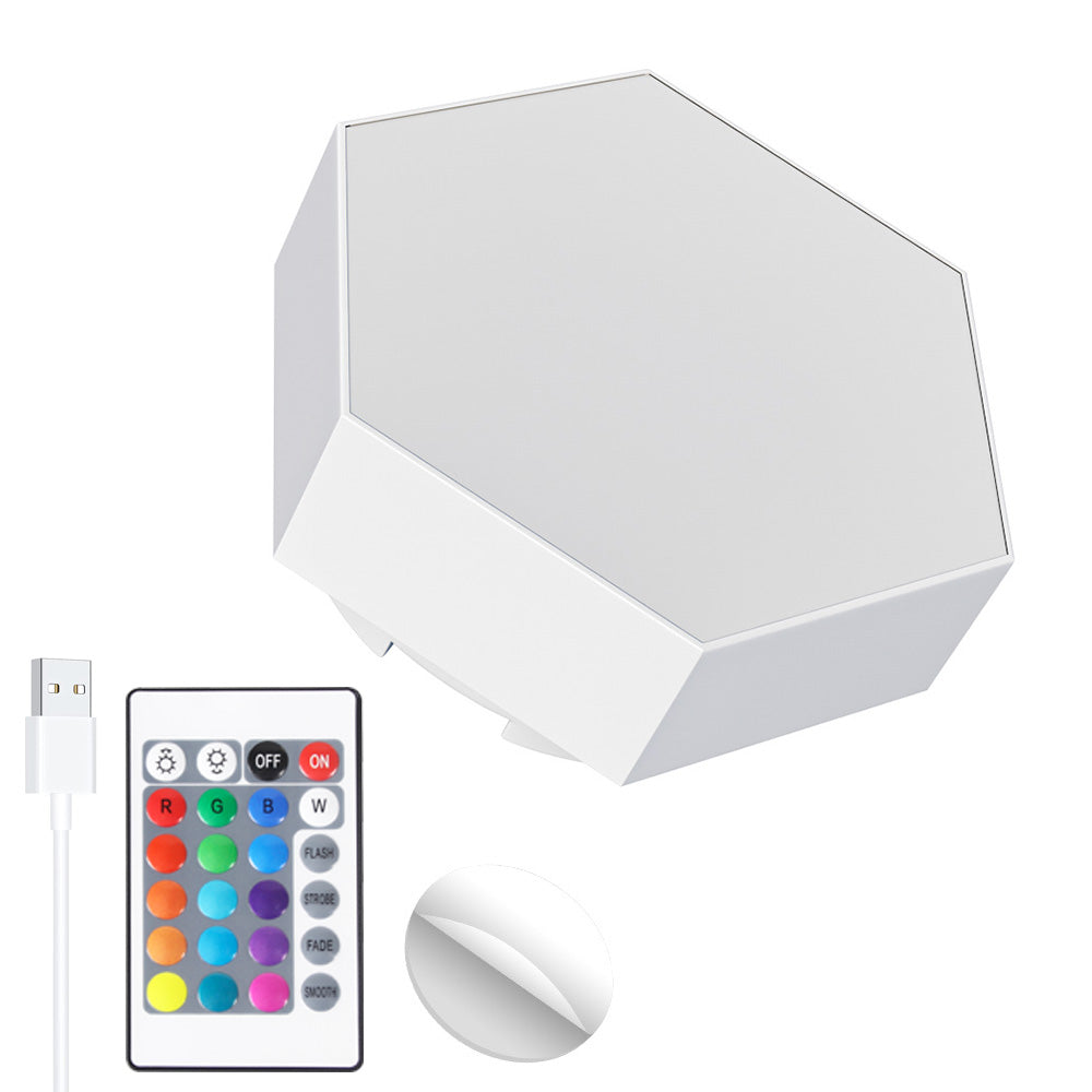 RGB Hexagon Wall Lights for Gaming Room Bedroom and Living Room view 16