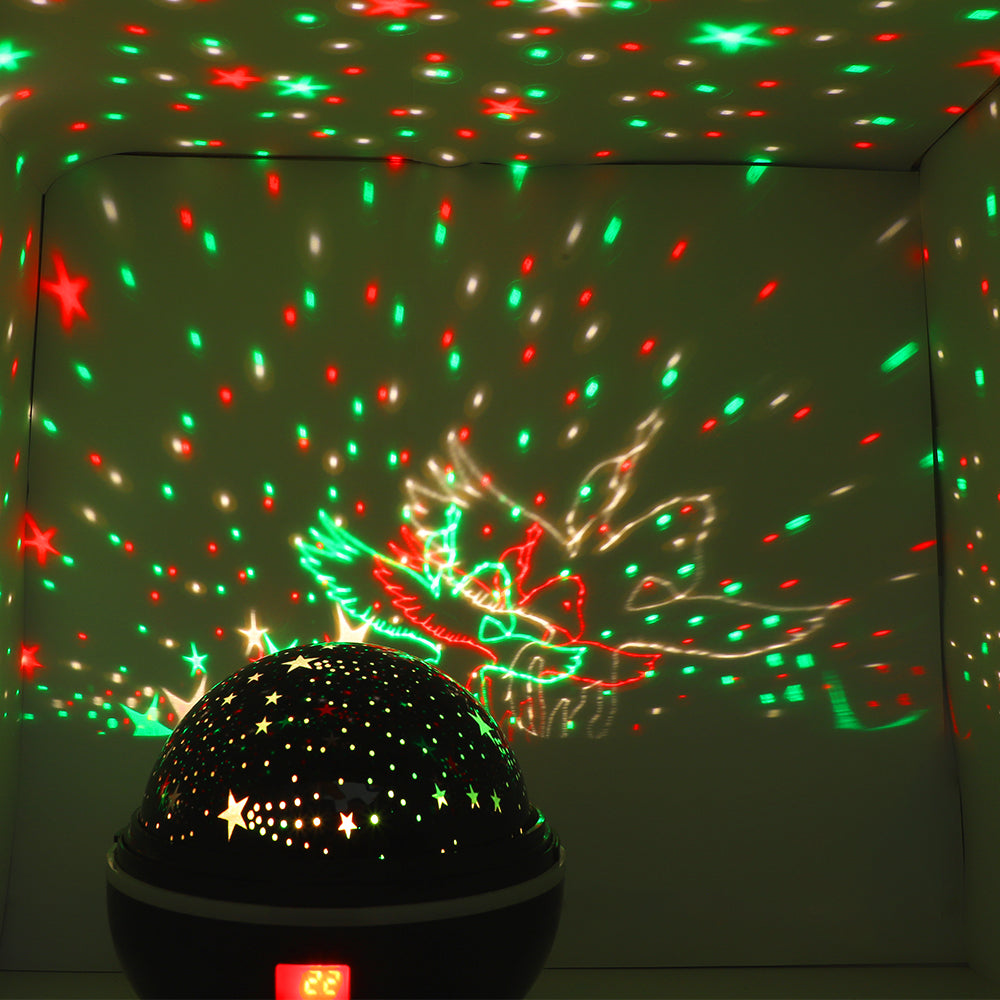 LED Stars Projector Night Lights Multicolor Rotating Lamp for Bedroom view 18
