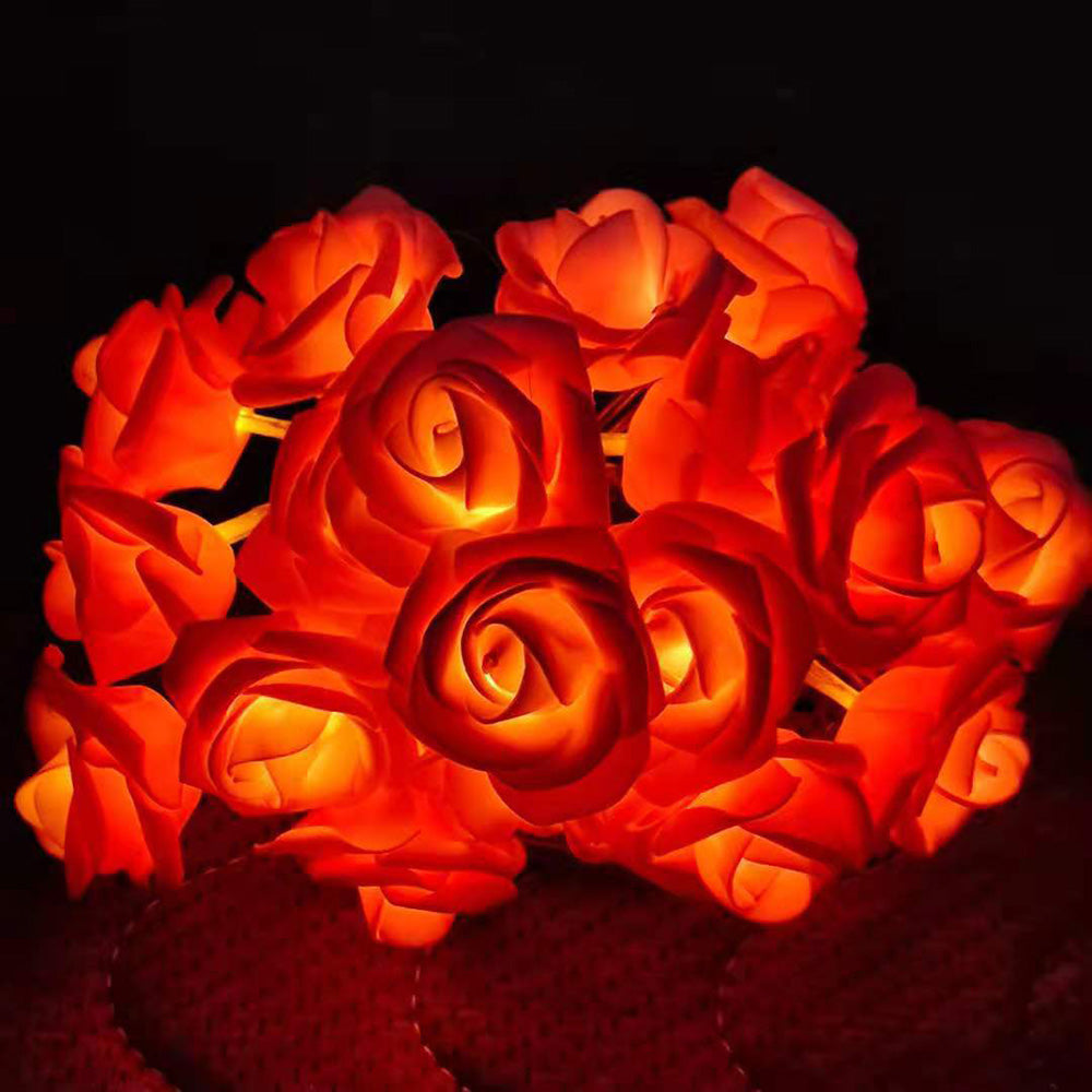 Rose Flower Fairy String Lights for Bedroom Party and Wedding Decor view 18