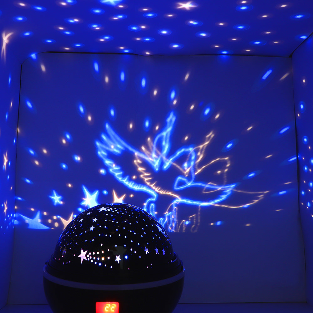 LED Stars Projector Night Lights Multicolor Rotating Lamp for Bedroom view 19