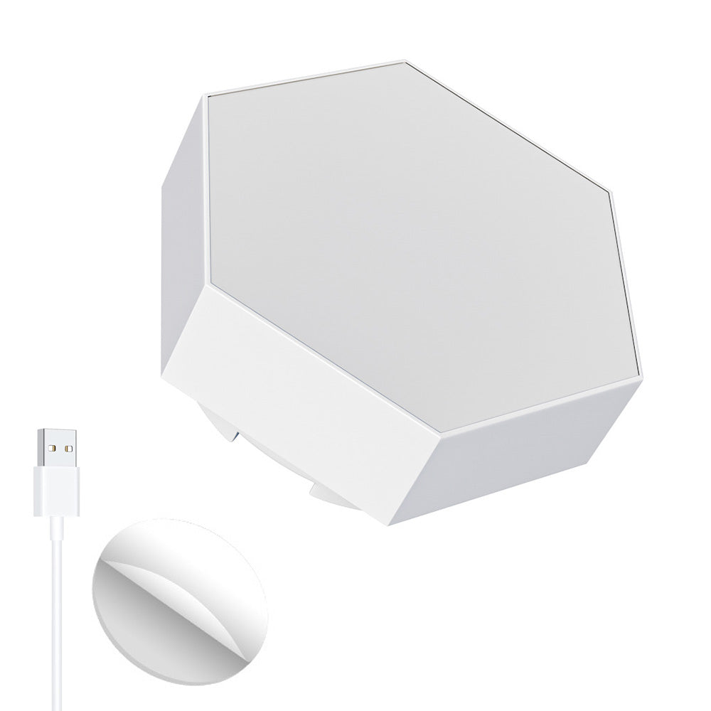 RGB Hexagon Wall Lights for Gaming Room Bedroom and Living Room view 17