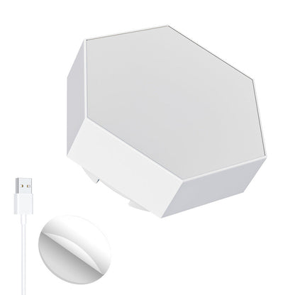 RGB Hexagon Wall Lights for Gaming Room Bedroom and Living Room view 17