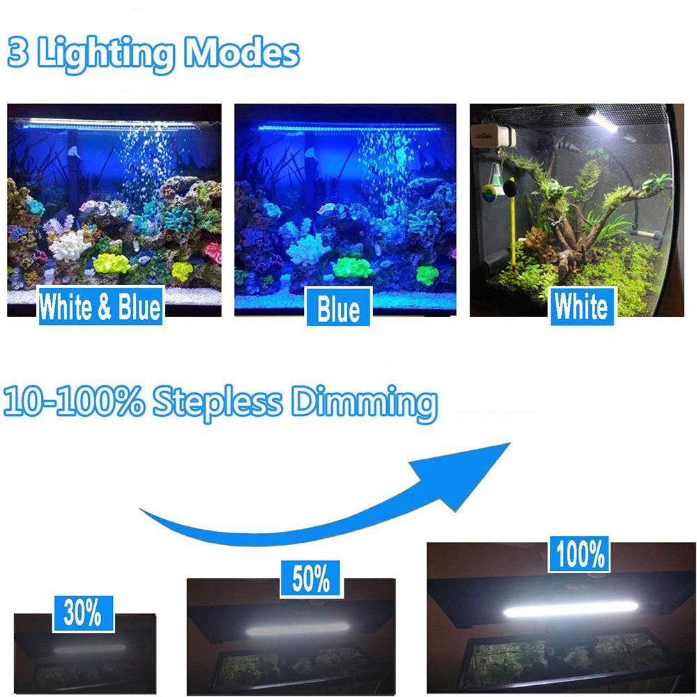 Submersible LED Aquarium Light with Timer Auto On Off for Fish Tank view 13