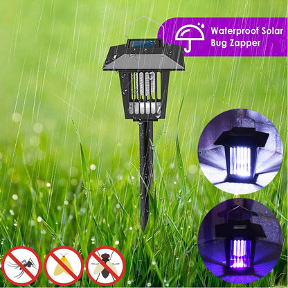 Solar Pathway Lights LED Mosquito Killer Light for Patio and Garden view 2