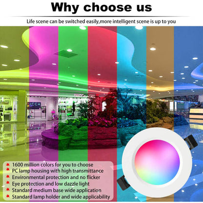 LED Recessed Downlights Smart Wireless Bluetooth Mesh for Ceiling view 13