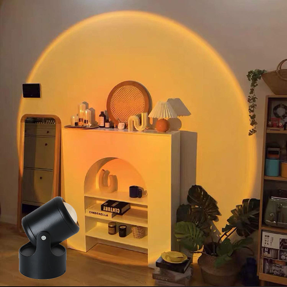 LED Sunset Rainbow Projection Light for Bedroom Ceiling and Room Decor view 2