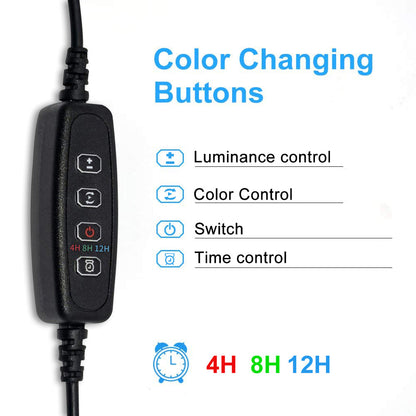 Submersible LED Aquarium Light with Timer Auto On Off for Fish Tank view 4