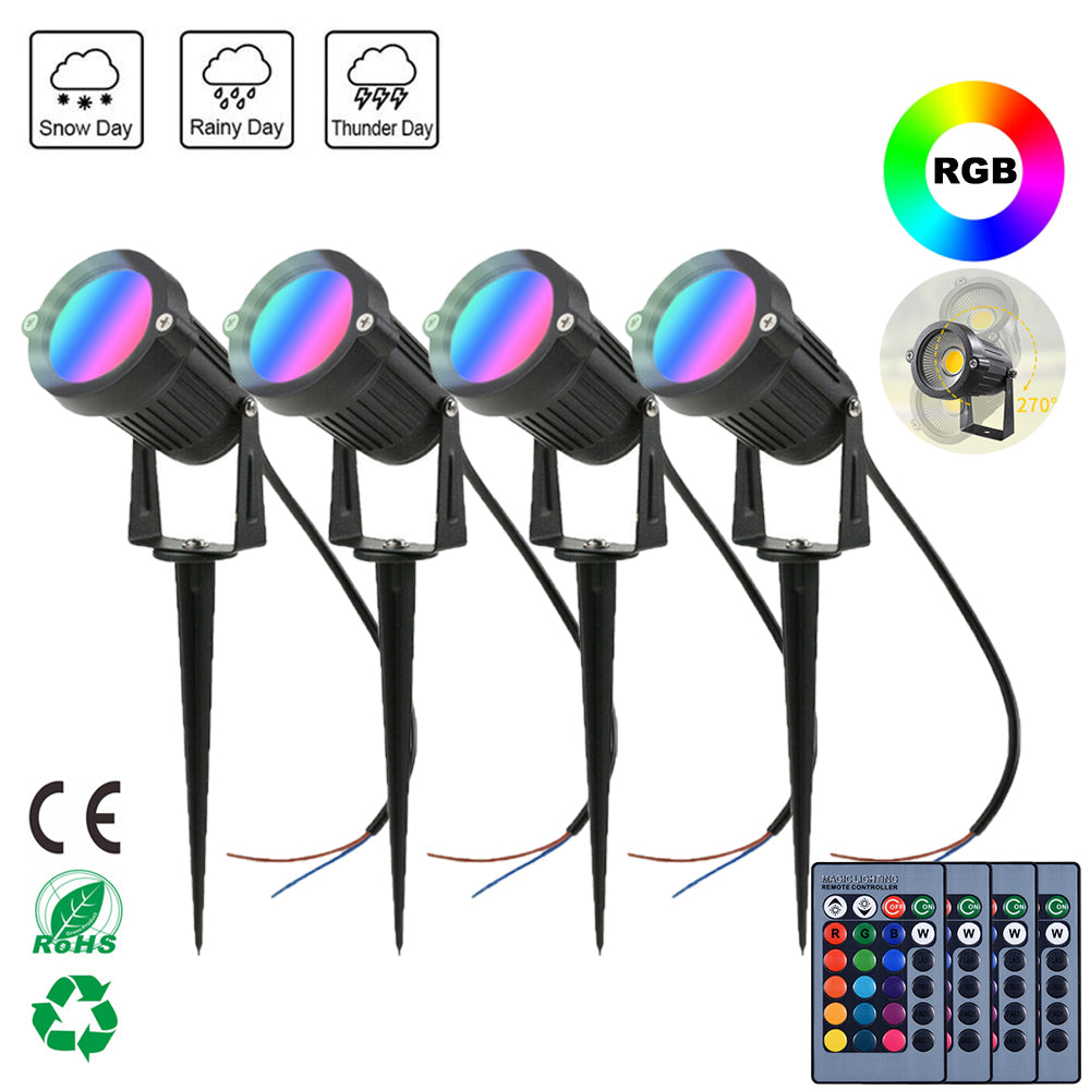 Waterproof Landscape Spotlights for Garden Yard and Patio Lighting view 2